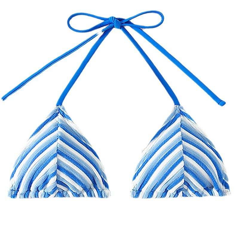 Damen Triangel-Bikini mit stilvollen Streifen