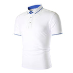 Herren Poloshirt mit kontrastierendem Kragen und atmungsaktiven Eigenschaften