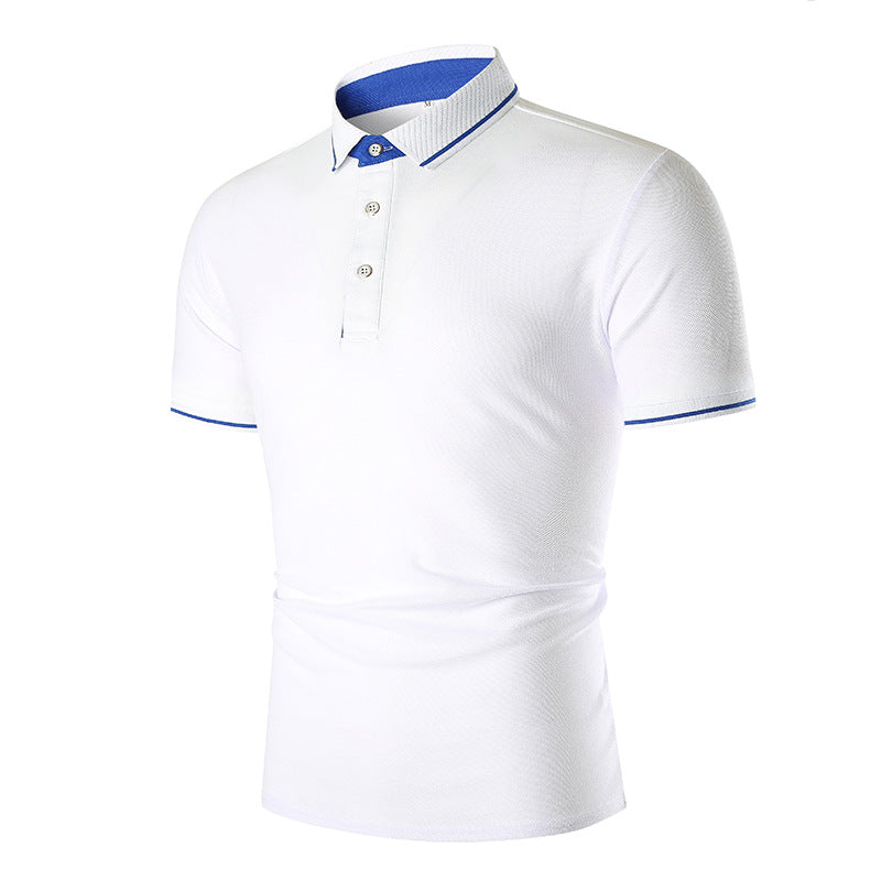 Herren Poloshirt mit kontrastierendem Kragen und atmungsaktiven Eigenschaften
