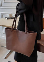R&B | Geräumige Damen Schultertasche Aus Weichem Leder