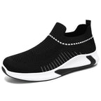 Damen Elastische Sneakers mit innovativem 3D-Strickdesign