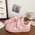 Damen Sportliche Sneakers mit dickem Sohlenprofil und atmungsaktiver Obermaterialstruktur R&B