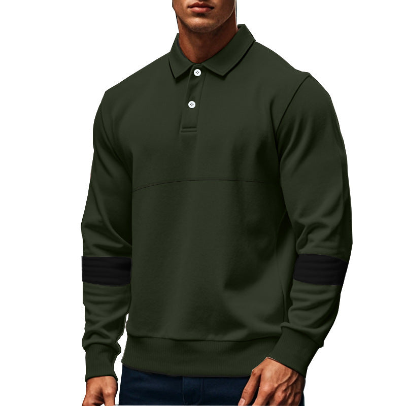 Herren lässiges Poloshirt mit atmungsaktivem Stoff und praktischen Details R&B