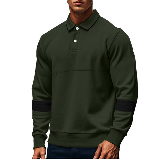 Herren lässiges Poloshirt mit atmungsaktivem Stoff und praktischen Details R&B