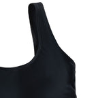 Damen Stylish Einteiler Badeanzug mit frechem Cut-Out Design