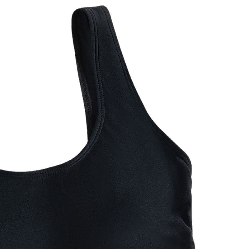 Damen Stylish Einteiler Badeanzug mit frechem Cut-Out Design
