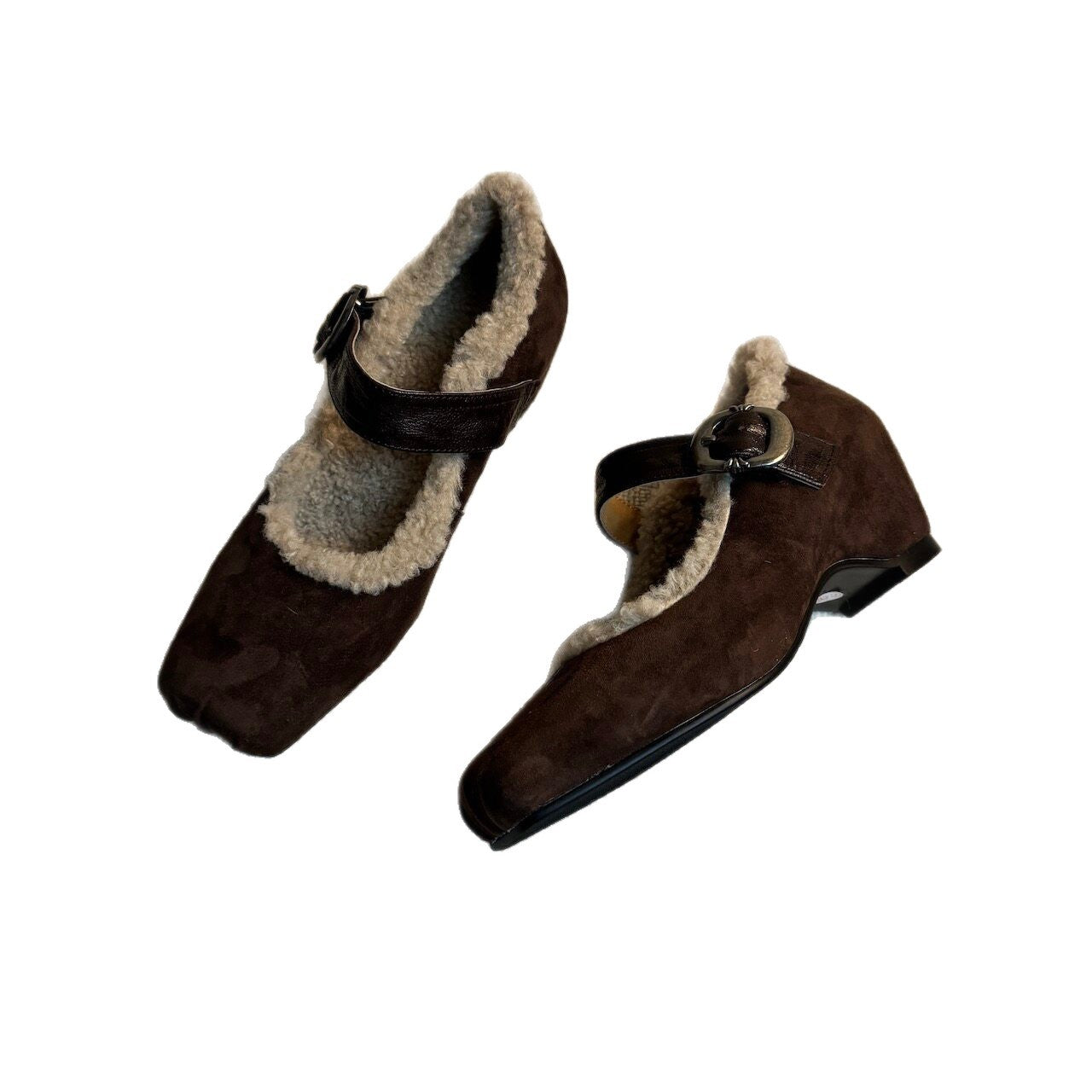 Damen stilvolle Hausschuhe mit Fleece Innenfutter R&B