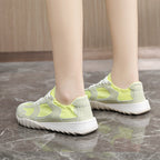 Damen Sportliche Sneakers mit atmungsaktiver Mesh-Oberfläche und stoßdämpfendem Profil R&B