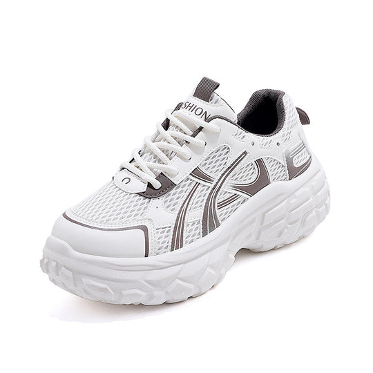 Damen Sportliche Chunky Sneaker mit atmungsaktivem Mesh-Obermaterial und federleichtem Dämpfungssystem R&B
