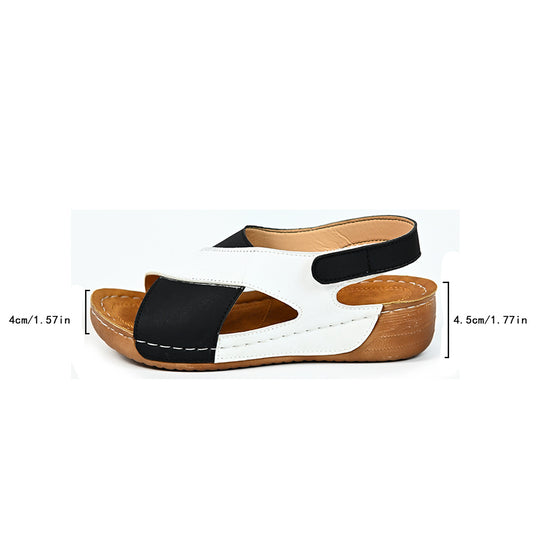 Damen Komfortable Riemchen-Sandalen mit atmungsaktiver Sohle R&B