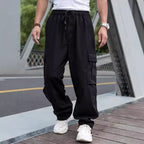 Herren Cargo-Hose mit vielen funktionalen Taschen und lockerer Passform R&B