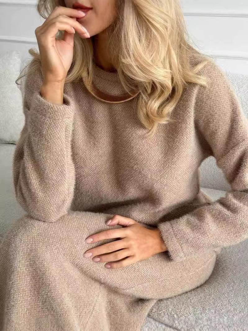 Damen Kuscheliges Strick-Set mit weitem Schnitt R&B