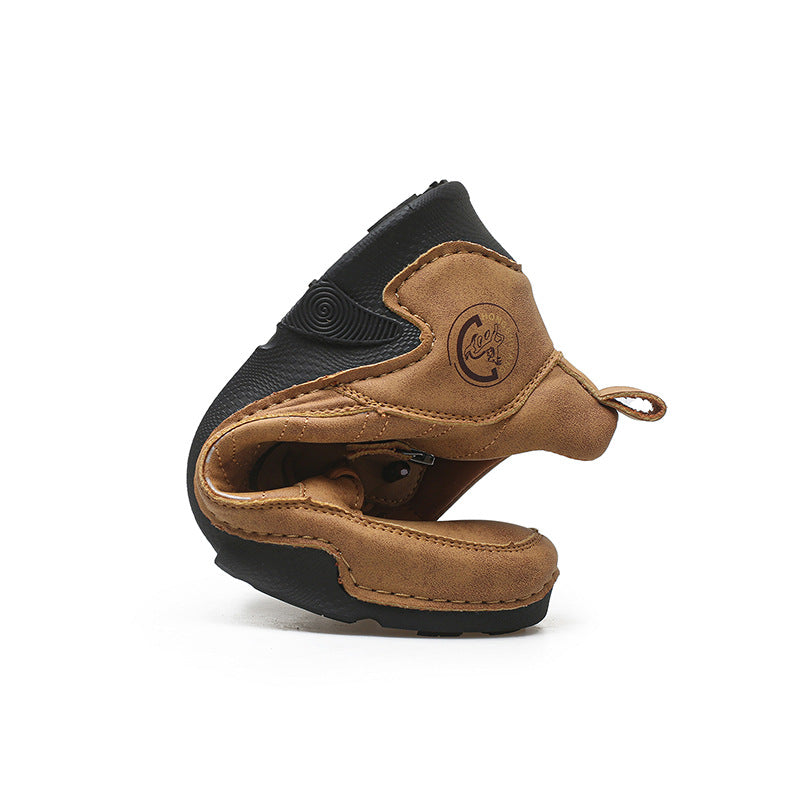 Herren Modische und bequeme High-Top Sneakers mit elastischem Schnürsystem R&B