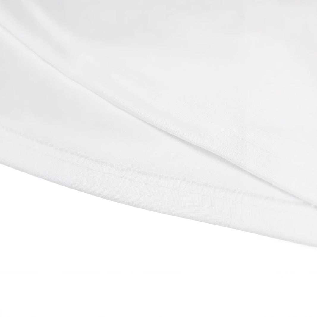 Damen Crop-Top mit motivierendem Schriftzug und figurbetontem Schnitt R&B