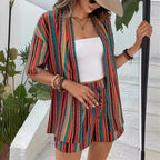 Damen farbenfrohes Resort-Outfit R&B