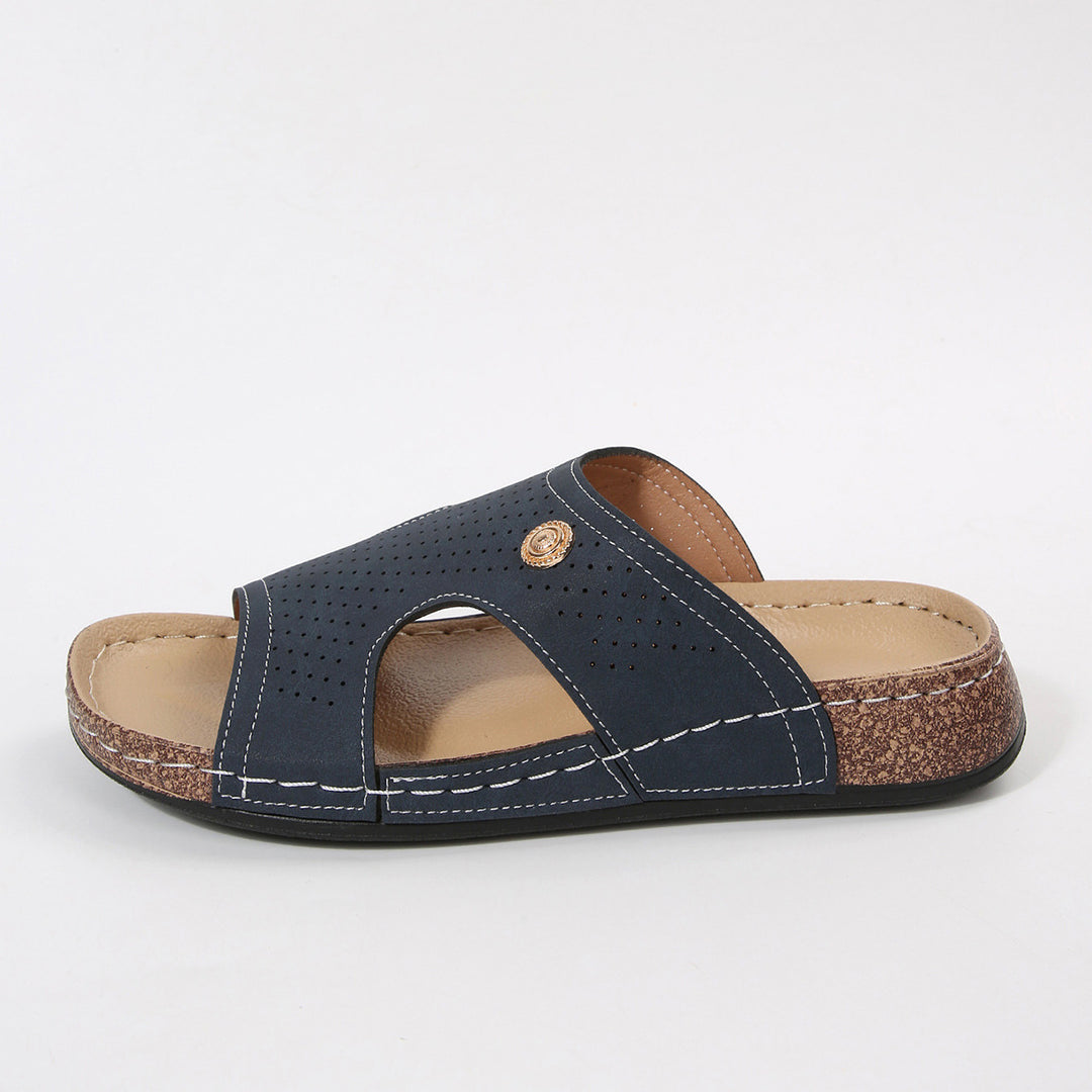 Damen Komfortable Clogs mit offenem Design R&B