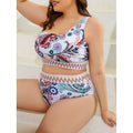 Damen Bikini-Set mit floralem Muster und sportlichem Schnitt R&B