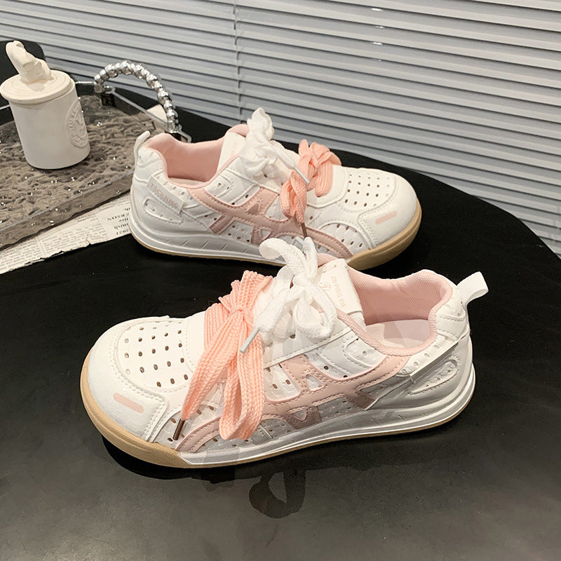 Damen Bequeme Freizeitsneaker mit atmungsaktiver Oberflächenstruktur und flexibler Sohle R&B