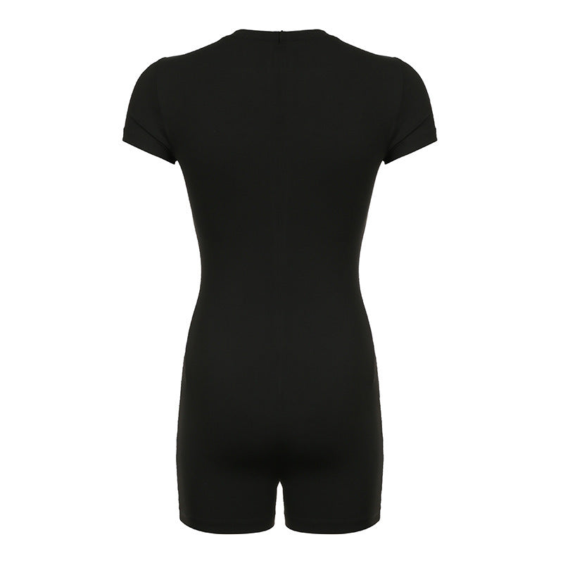 Damen Kurzarm-Body mit figurformendem Schnitt R&B