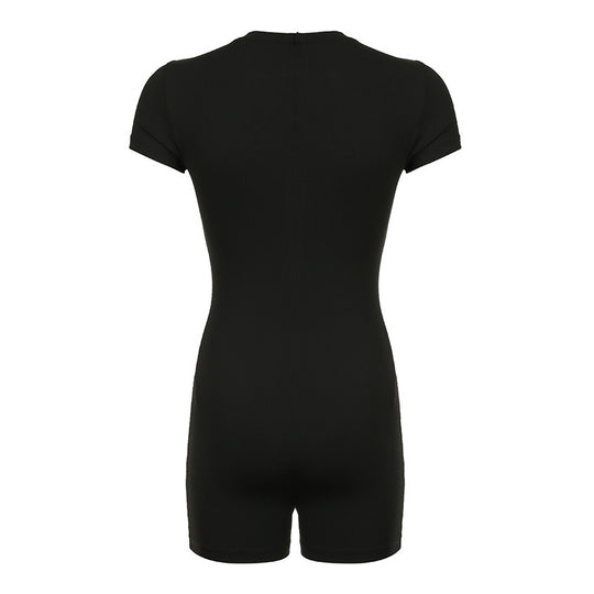 Damen Kurzarm-Body mit figurformendem Schnitt R&B