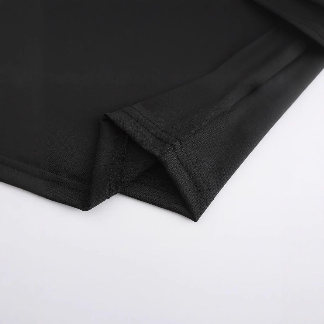 Damen Crop-Top mit auffälligem Grafikdesign und edgy Schriftzug R&B