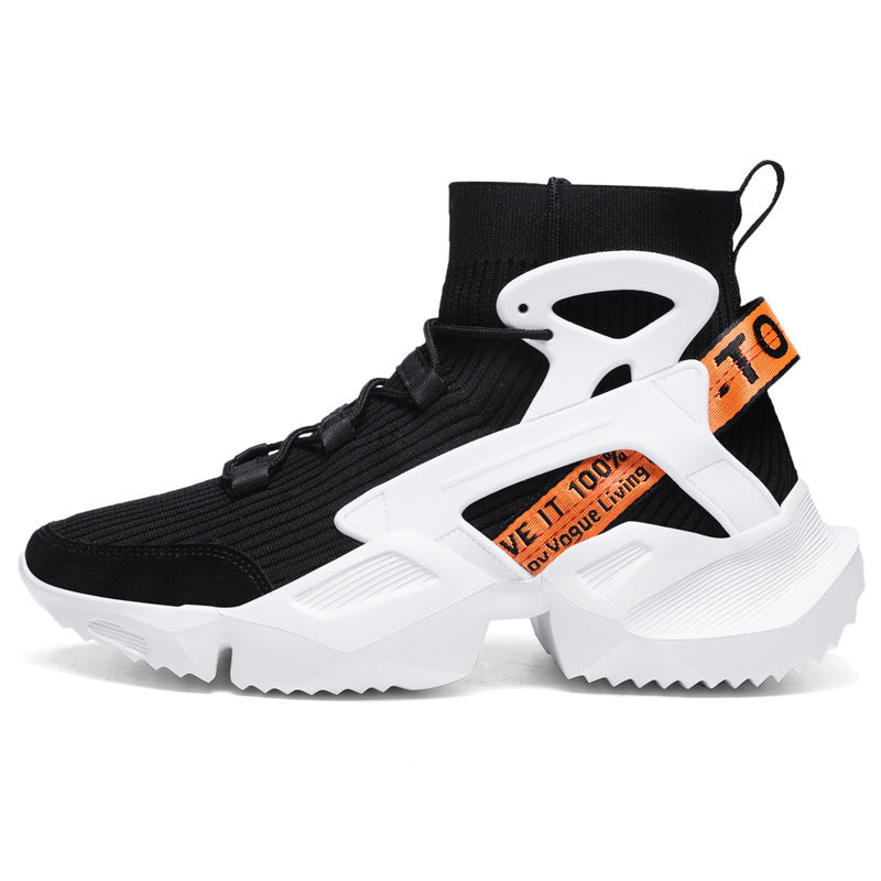 Damen Hohe Strick-Sneaker mit stabilisierenden Sohlen von R&B