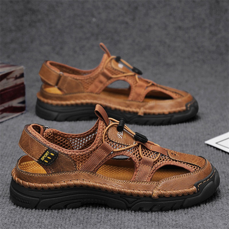 Damen Sportliche Sandalen mit atmungsaktivem Mesh und rutschfester Sohle R&B