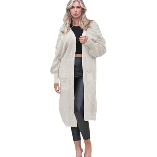 Damen Grobstrickcardigan mit tiefen Taschen und lässiger Passform R&B