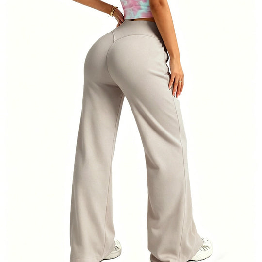Damen Sportliche Hochbund-Hose R&B