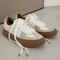 Damen Trendige Freizeit Sneakers mit hochwertiger Leder- und Wildleder-Kombination R&B