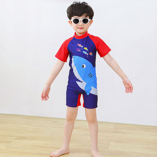 Jungen UV-Schutz Schwimmanzug R&B