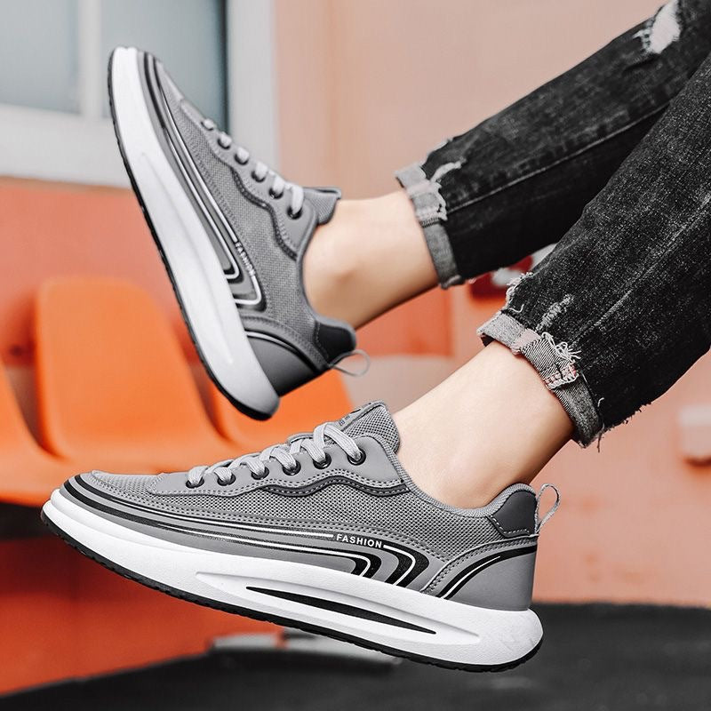 Damen Sportliche Sneakers mit atmungsaktiver Mesh-Oberfläche und stabiler Laufsohle R&B