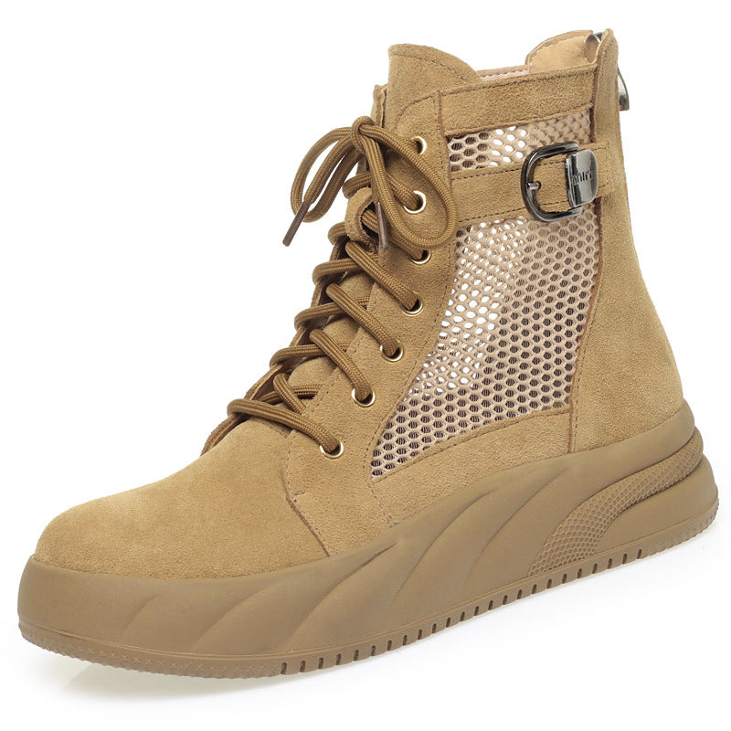 Damen Sportliche Sneakers mit atmungsaktiver Netzstruktur und flexibel dämpfendem Sohlenbereich R&B