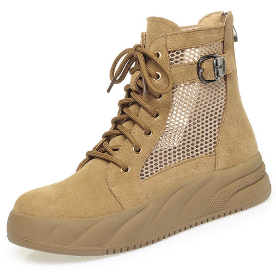 Damen Sportliche Sneakers mit atmungsaktiver Netzstruktur und flexibel dämpfendem Sohlenbereich R&B