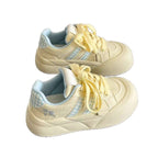 Damen Sportliche Sneakers mit atmungsaktiver Mesh-Oberfläche und innovativem Schnürsystem R&B