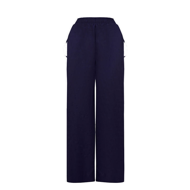 Damen Weite Freizeithose mit elastischem Bund und seitlichen Taschen EB