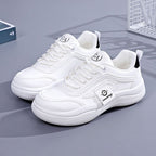 Damen Sportliche Sneaker mit gepolsterter Innensohle und modischem Materialmix