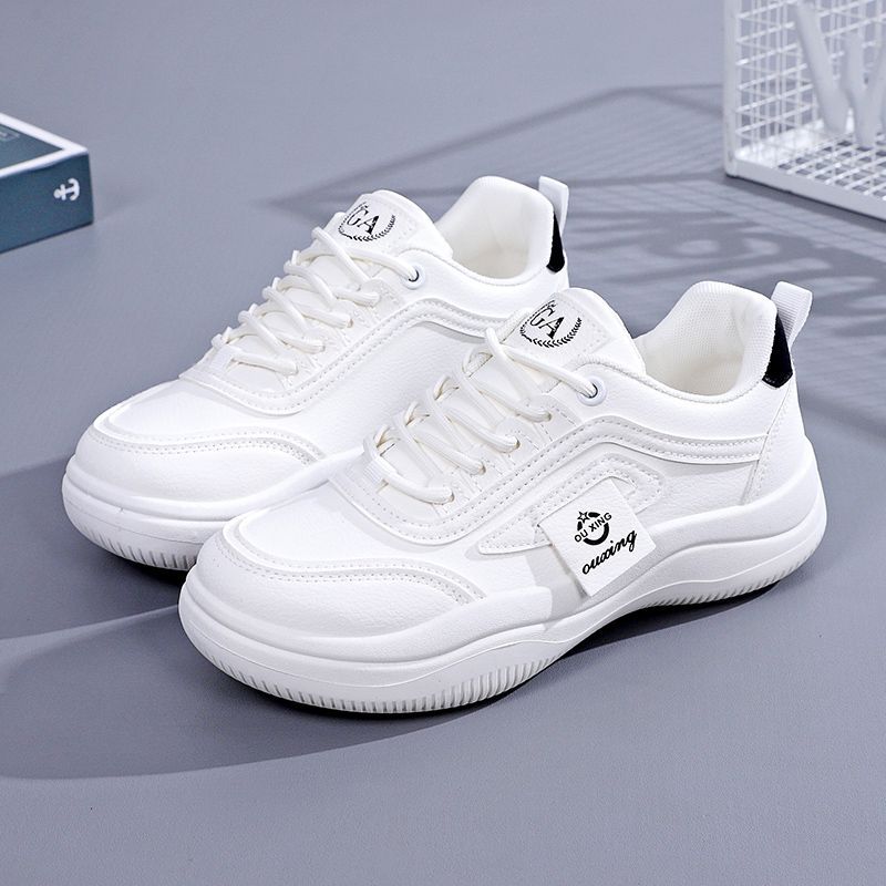 Damen Sportliche Sneaker mit gepolsterter Innensohle und modischem Materialmix