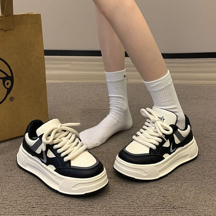Damen trendige Sneakers mit sportlichem Design und dämpfender Sohle R&B