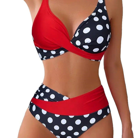 Damen Bikinimodell im modernen Wickelstil R&B