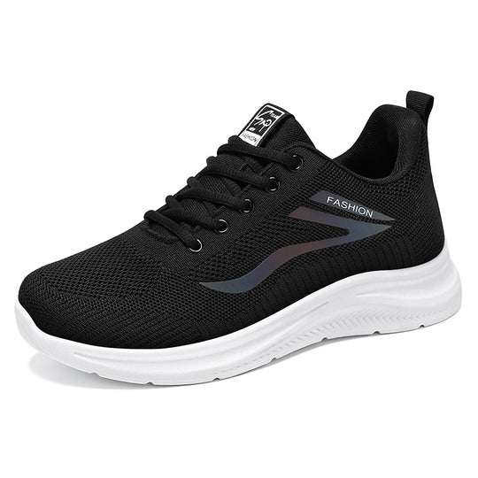 Damen Sportliche Jogging-Schuhe mit atmungsaktivem Mesh-Obermaterial R&B