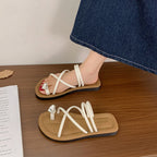 Damen modische Flip-Flops mit elegantem Herzschmuck und komfortablen Riemen EB
