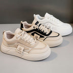 Damen Trendige Sneaker mit atmungsaktivem Mesh-Obermaterial und komfortablem Plateau R&B