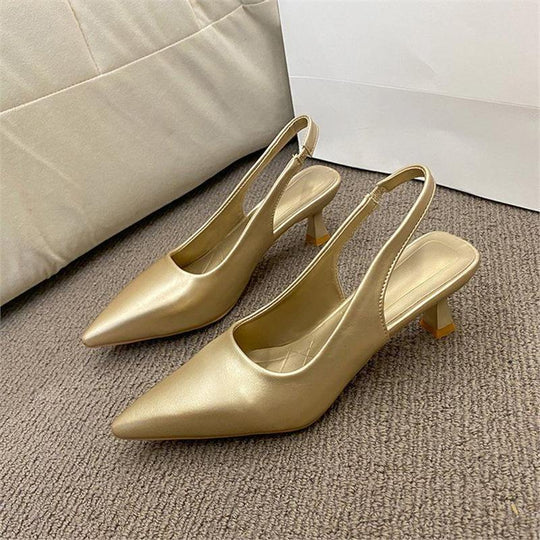 Damen elegante Slingback-Pumps mit modischem Absatz R&B