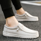 Damen Bequeme Freizeitschuhe aus atmungsaktivem Leinenmaterial mit rutschfester Sohle