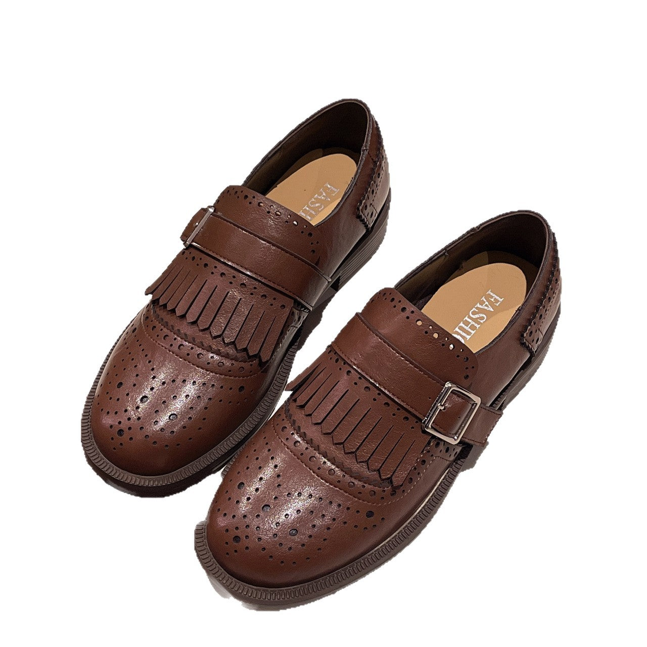 Damen Mokassins mit modischem Fransen-Design und bequemer Sohle EB