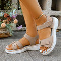 Damen Komfortable Sandalen mit verstellbaren Riemen und ergonomischer Sohle R&B