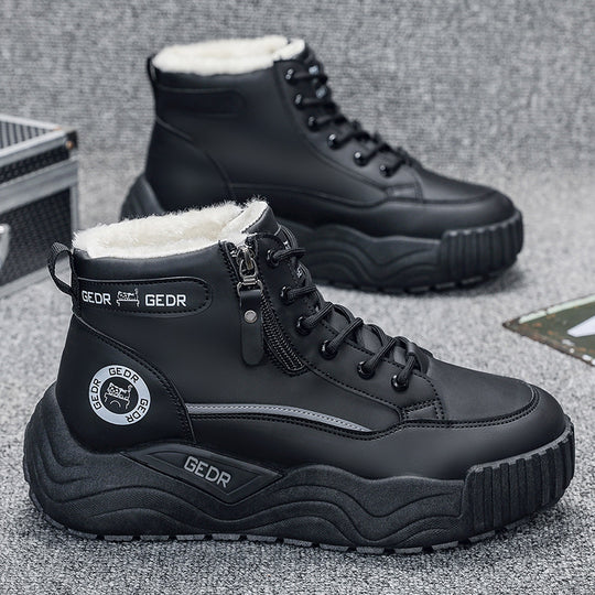 Damen Gefütterte Winterstiefel mit rutschfester Sohle und praktischem Reißverschluss R&B