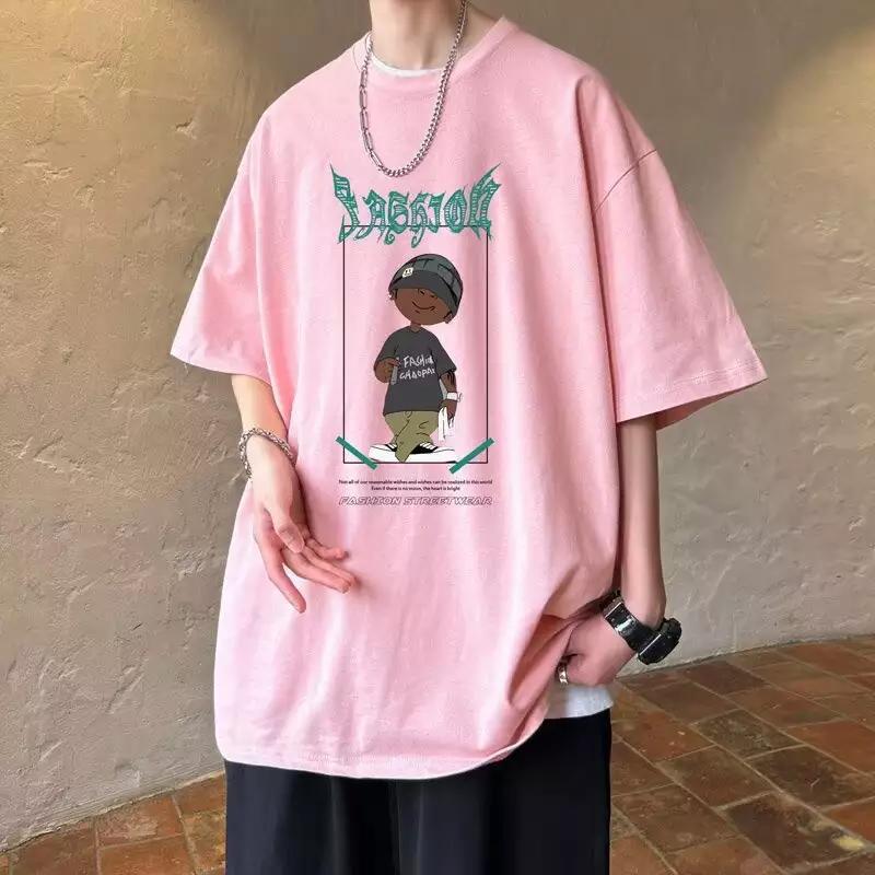 Damen oversized T-Shirt mit grafischem Print und lässigem Schnitt R&B