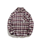 Herren komfortables Flanellhemd mit modernem Karomuster und Brusttasche R&B
